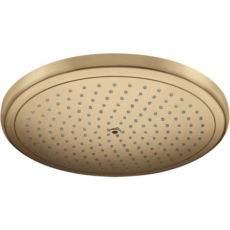 Hansgrohe Croma - Soffione doccia 280, EcoSmart, bronzo spazzolato 26221140 (1/3)