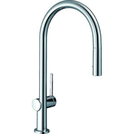 Hansgrohe M54 - Miscelatore da lavello Talis con doccetta estraibile, EcoSmart, cromo 72842000 (1/2)
