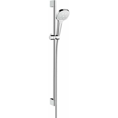 Hansgrohe Croma Select E - Set doccia Multi EcoSmart 9 l/min 0,90 m, bianco /cromato