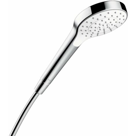 Hansgrohe Croma Select S - Doccetta a mano 110, EcoSmart 9 l/min, bianca/cromata 26805400 (1/6)