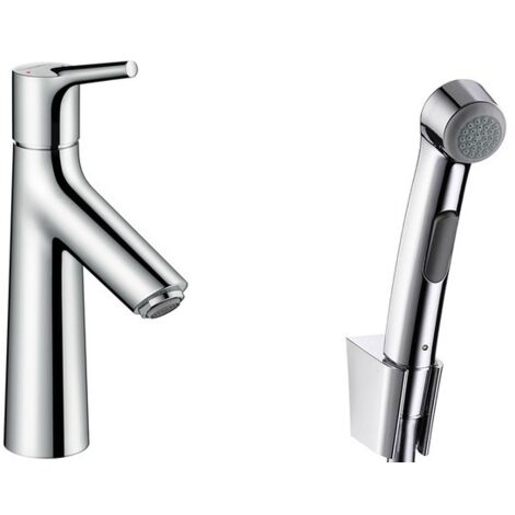 Hansgrohe Talis S - Miscelatore monocomando per lavabo con doccetta Bidette, cromato 72290000 (1/2)