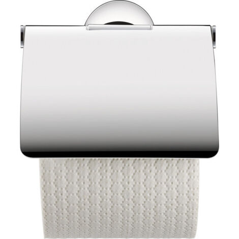 Portarotoli di carta DU con coperchio Starck T, Cromato