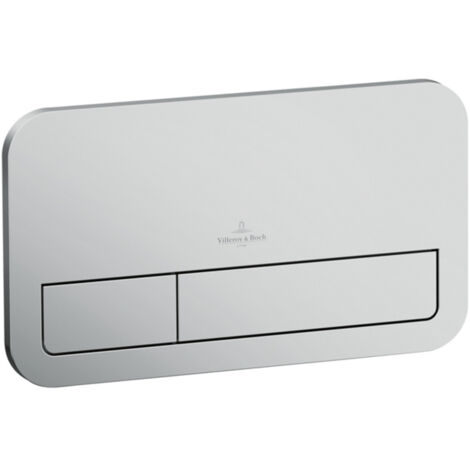 Villeroy & Boch ViConnect - Placca di comando, di risciacquo, cromo opaco 92249069 (1/3)