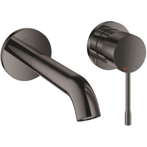 Grohe Essence - Miscelatore M per lavabo, montaggio a 2 fori, grafite scura 19408A01 (1/3)