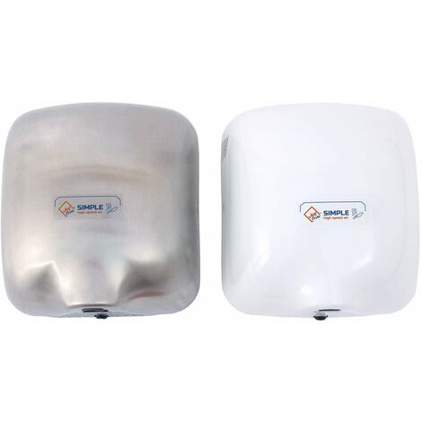 Jet Dryer Asciugamani automatici - Asciugamani elettrico Simple, metallo  bianco 8596220002709