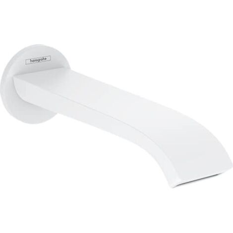 Hansgrohe Vivenis - Bocca di erogazione per vasca da bagno, bianco opaco 75410700