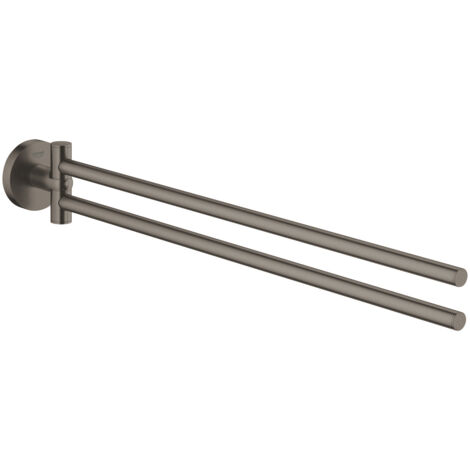 Grohe Essentials - Portasciugamani, grafite scura spazzolata 40371AL1