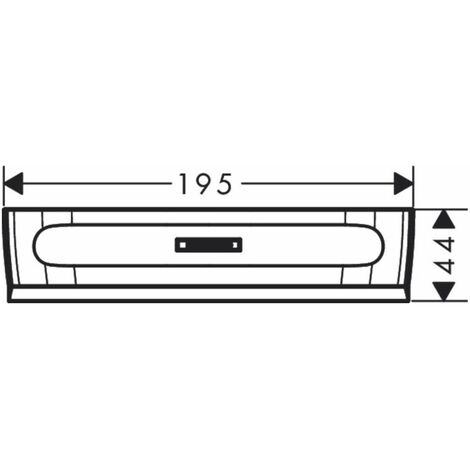 hansgrohe WallStoris tergivetro per doccia, 27910