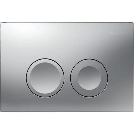 Geberit 115125115 Piastra di azionamento, Cromo Lucido