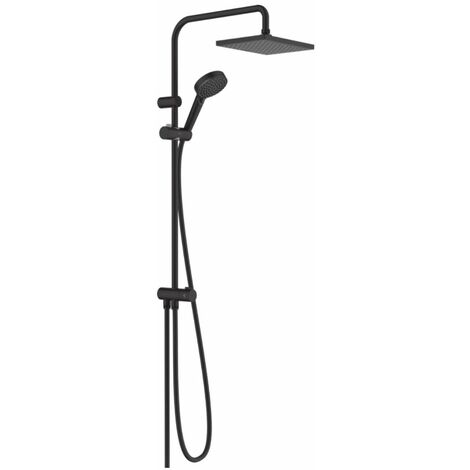 Hansgrohe Vernis Shape - Set doccia Showerpipe 230 Reno, nero opaco 26282670