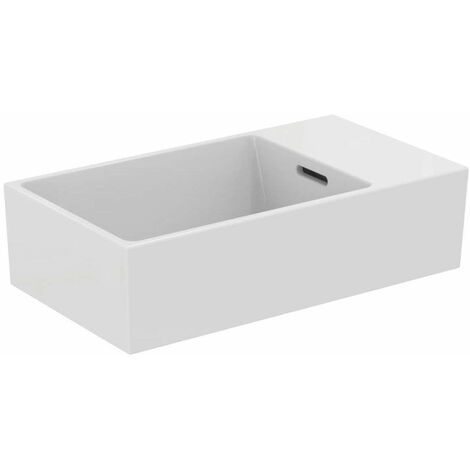 Ideal Standard Extra - Lavamani 45x25 cm, con troppopieno, senza foro per miscelatore, bianco T392201 (1/3)