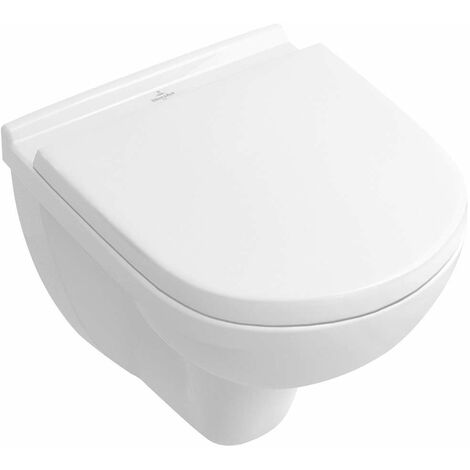 Villeroy & Boch O.novo - WC sospeso Compact, CeramicPlus, bianco alpino 568810R1 (1/3)