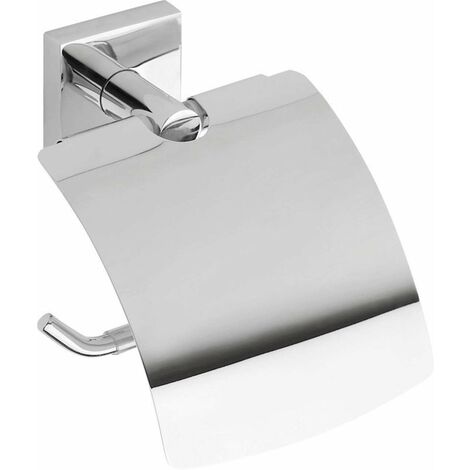 Sapho X-SQUARE - Portarotolo con coperchio, cromo XQ700 (1/2)