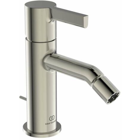 Ideal Standard Joy - Miscelatore per bidet con sistema di scarico, Silver Storm BC784GN (1/4)