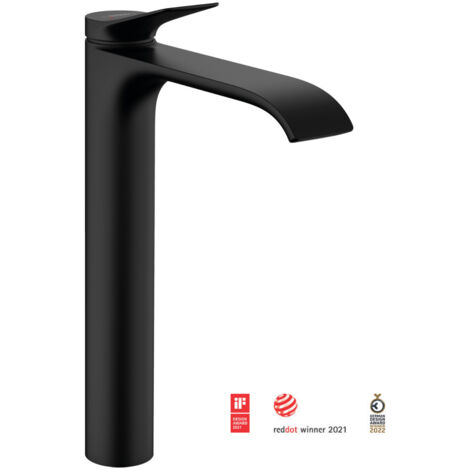 Hansgrohe Vivenis - Miscelatore da lavabo 250, EcoSmart, nero opaco 75042670 (1/5)