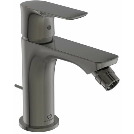 Ideal Standard Connect Air - Miscelatore per bidet con sistema di scarico, Magnetic Grey A7030A5