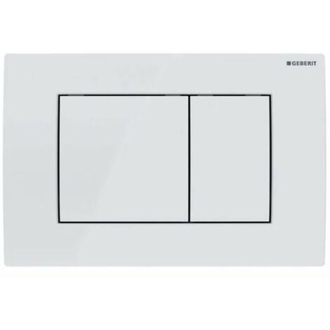 Geberit Delta30 - Placca di comando, bianco alpino 115.137.11.1