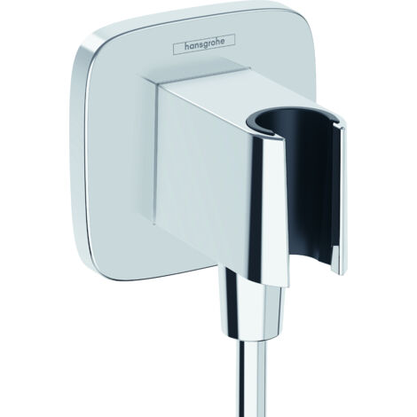 Hansgrohe Fixfit - Presa d'acqua con supporto per doccetta, cromo 26887000