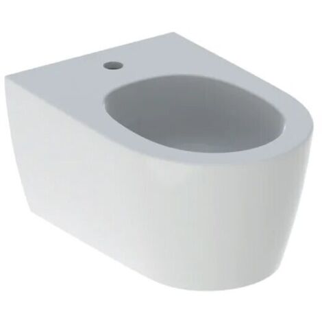 Geberit ONE - Bidet sospeso, 540x370 mm, troppopieno a scomparsa, foro per miscelatore, KeraTect, bianco 500.690.01.1 (1/4)