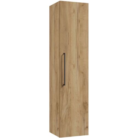 kielle Vega - Armadietto pensile alto, 140x33x33 cm, rovere dorato 50218011