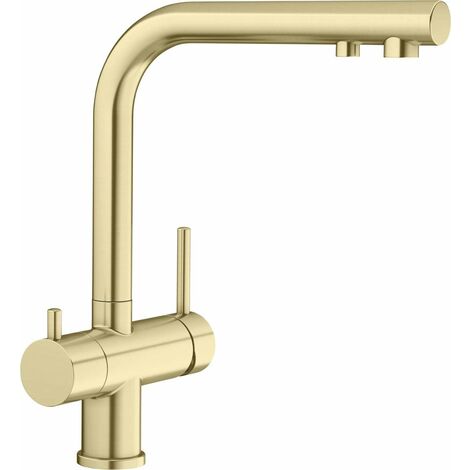 Blanco Fontas II - Miscelatore da lavello con funzione di filtraggio, color oro satinato 526692