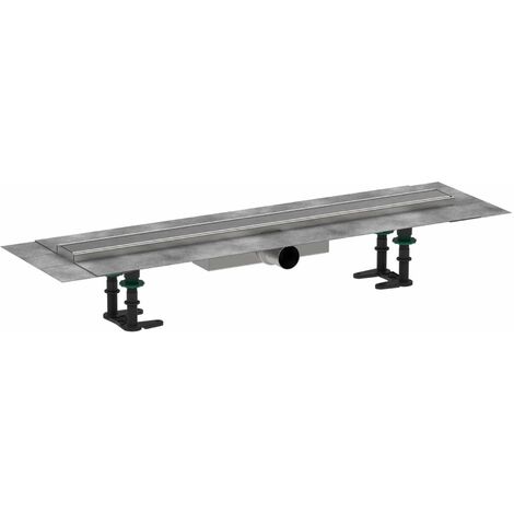 Hansgrohe RainDrain Compact - Canalina doccia 70 cm, con griglia, acciaio inox spazzolato 56164800