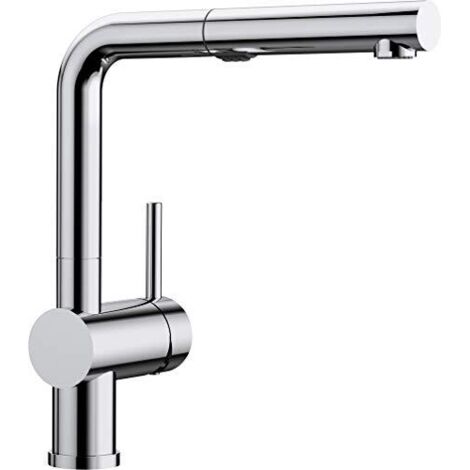 Blanco Linus S - Miscelatore da lavello con doccetta estraibile, cromo 518406