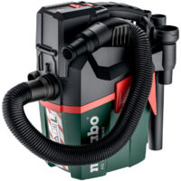 Metabo - Aspiratore industriale a batteria 18V, volume 6 l, senza batteria e caricatore 602028850