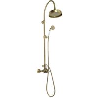 Sapho Reitano Rubinetteria Antea - Set doccia con termostatico, 200 mm, bronzo SET046