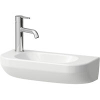 LAUFEN LUA lave-mains, 1 trou de robinetterie à gauche, vasque à