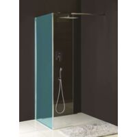 Polysan Modular Shower - Pannello fisso MS2, 40 cm, a sinistra, per l'installazione sulla parete della doccia del modulo MS2, vetro trasparente MS2B-40L