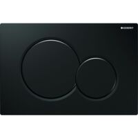 Geberit Sigma01 - Placca di comando, nero lucido 115.770.DW.5