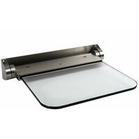 Reming Sanitari in acciaio inox - Sedile doccia ribaltabile, vetro/acciaio inox spazzolato ALT6