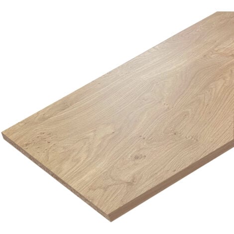 Tablette mélaminé chêne français 800 x 400 x 18 mm - PEFC 75%