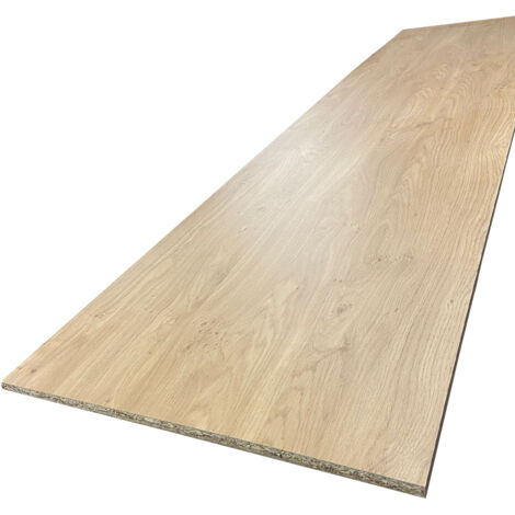 Tablette mélaminé chêne français 800 x 400 x 18 mm - PEFC 75%