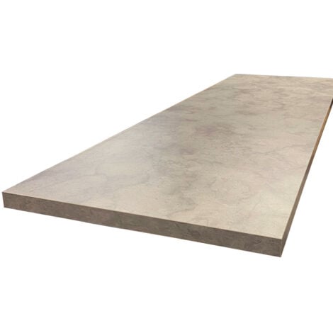 Plan de travail stratifié HPL pierre naturelle 2000 x 650 x 38 mm FSC