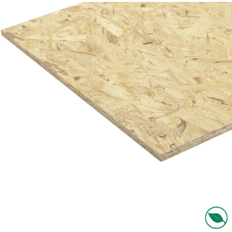 Forestea – Panneau OSB 3 2500 x 1250 x 12 mm – PEFC 70% – Résistance mécanique élevée pour murs et cloisons – Compatible avec divers styles d'intérieur