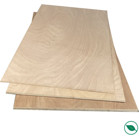 Forestea – Panneau contreplaqué bio 800 x 600 x 10 mm – Résistance élevée pour aménagement intérieur – FSC 100% – Facilité d'usinage