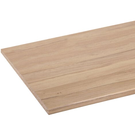 Plan de travail stratifié CPL chêne européen 2050 x 800 x 29 mm - FSC MIXTE 70%