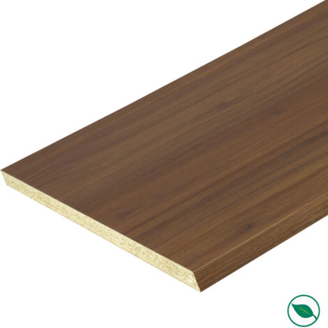 Forestea – Plan de travail stratifié CPL noyer 3020 x 635 x 28 mm – Finition bois naturel – Label FSC MIXTE 70% pour gestion responsable des forêts