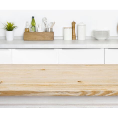 Plan de travail pin massif 2000 x 800 x 28 mm - FSC MIXTE 70%
