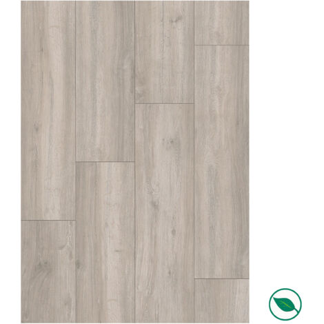 Forestea – Sol stratifié effet parquet 8 mm – 1288 x 195 mm – Classe 32/AC4 – Surface antibactérienne – Pose rapide 1clic 2go pure+