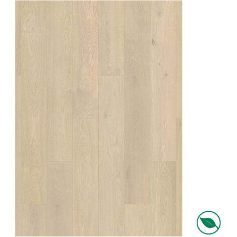Forestea – Sol stratifié effet parquet 10 mm – 1288 x 195 mm – 7 lames – 1,75 m² – Technologie Authentic Embossed – Système verrouillage 1clic 2go pure+