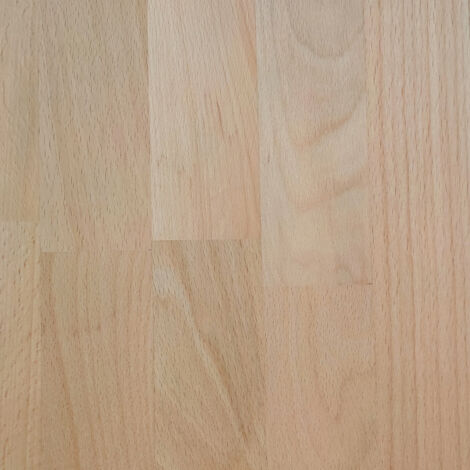 Tablette hêtre massif lamellé collé abouté 2000 x 600 x 18 mm - FSC 100%