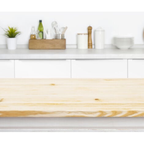 Plateau sapin massif lamellé collé abouté 1450 x 800 x 28 mm - PEFC 70%