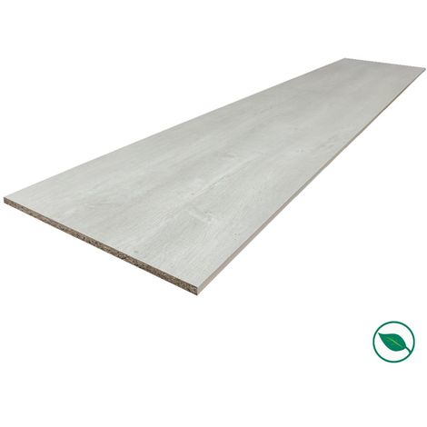 Forestea – Tablette bois mélaminée chêne Ottawa 800 x 300 x 18 mm – Label PEFC 75% – Finitions soignées pour étagères (1/5)