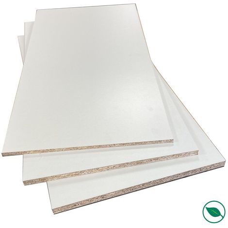 Forestea – Panneau mélaminé 1200 x 600 x 16 mm – PEFC 70% – Finition impeccable pour aménagement intérieur – Résistant à l'humidité