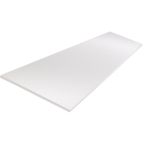 Tablette mélaminé blanc 800 x 300 x 18 mm - PEFC 75%