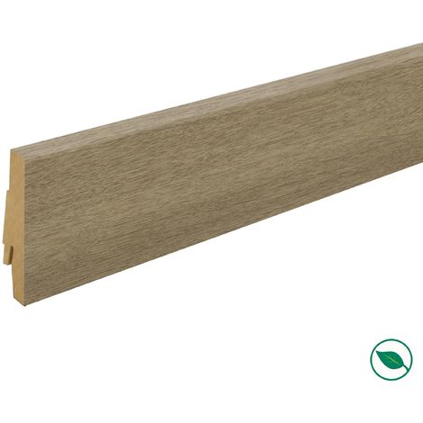 Pack 5 Plinthes décoratives 8521 chêne élégance 2400 x 70 x 19 mm .PEFC 70%