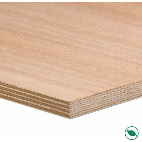 Forestea – Panneau contreplaqué marine okoumé 2500 x 1220 x 9 mm – Résistant à l'humidité – Idéal pour applications maritimes et environnements humides